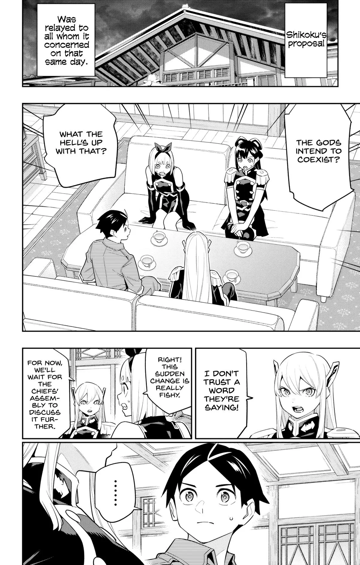 Chained Soldier (Uncensored) Manga Chapter 134 page 12 - The God's Proposition