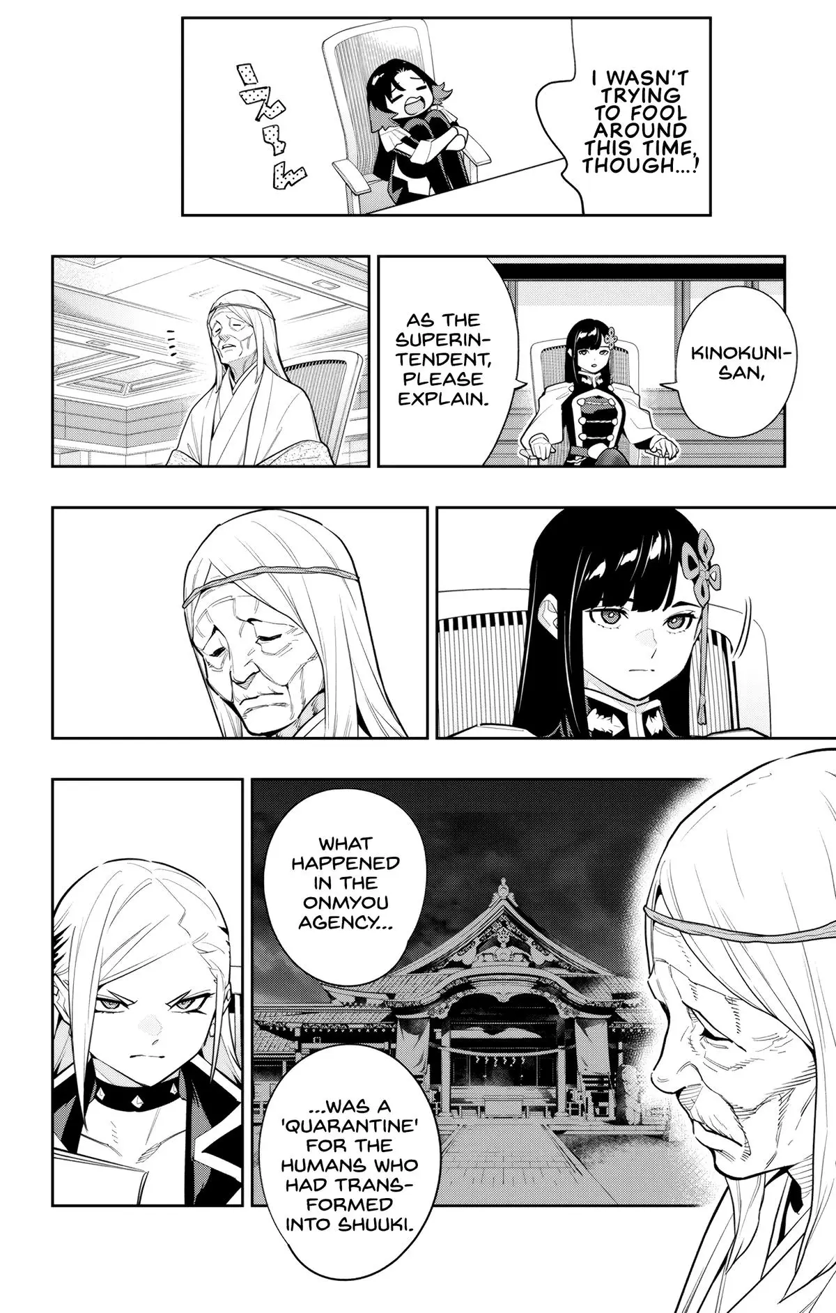 Chained Soldier (Uncensored) Manga Chapter 139 page 4 - The Onmyou Agency