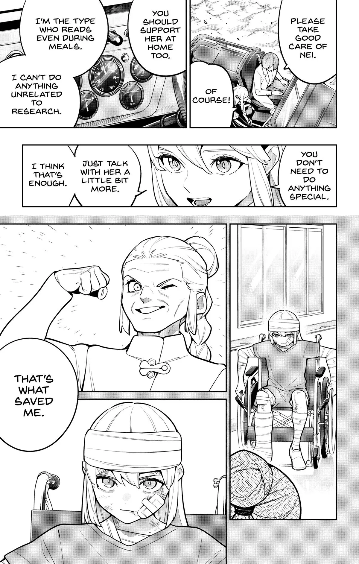 Chained Soldier (Uncensored) Manga Chapter 168 page 9 - Unchanging Resolve