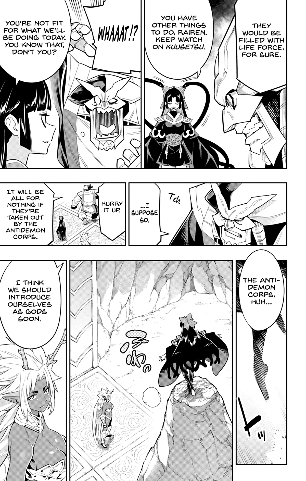 Chained Soldier (Uncensored) Manga Chapter 39.5 page 3 - The Gods Go to Battle