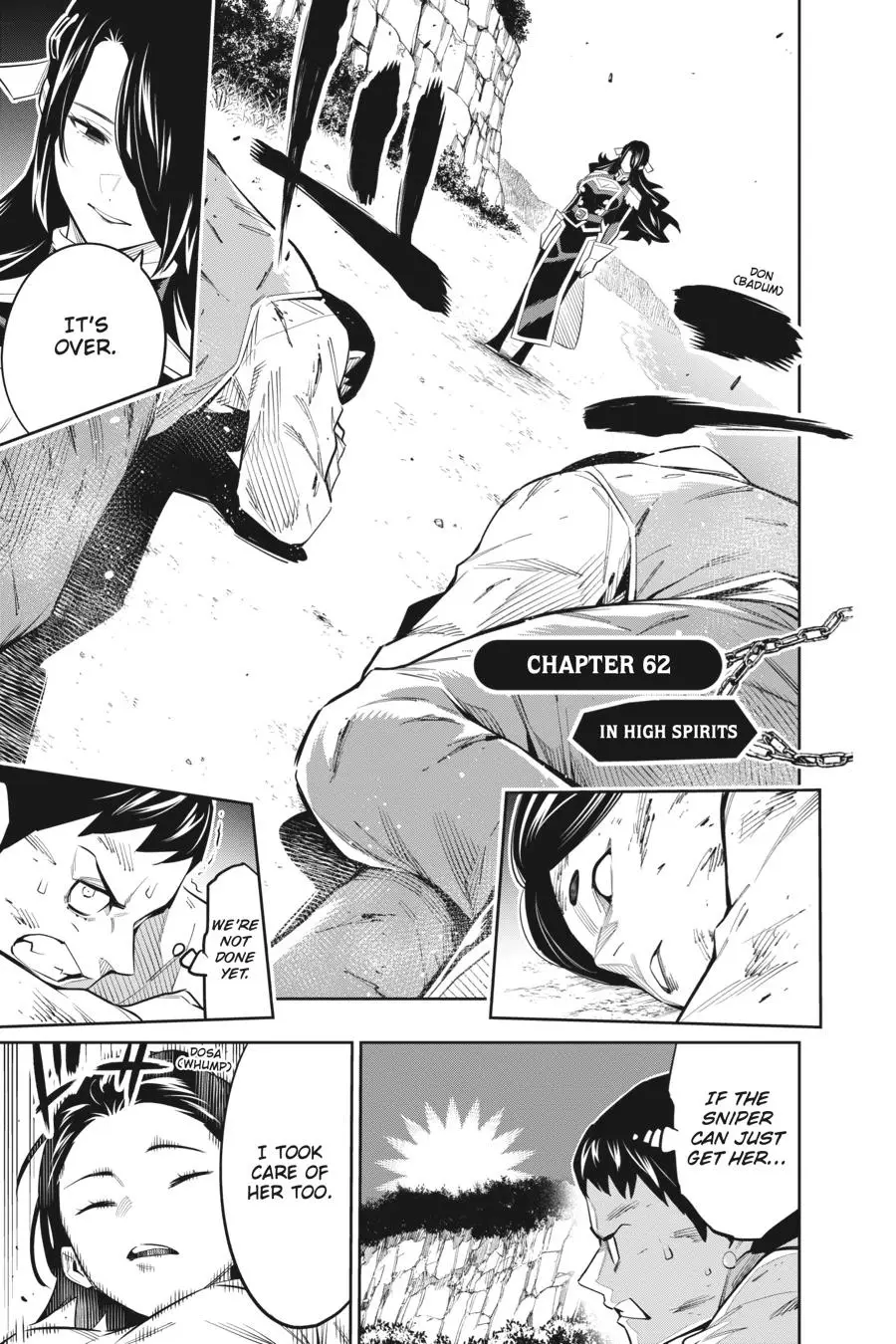 Chained Soldier (Uncensored) Manga Chapter 62 page 1 - In Sky-High Spirits