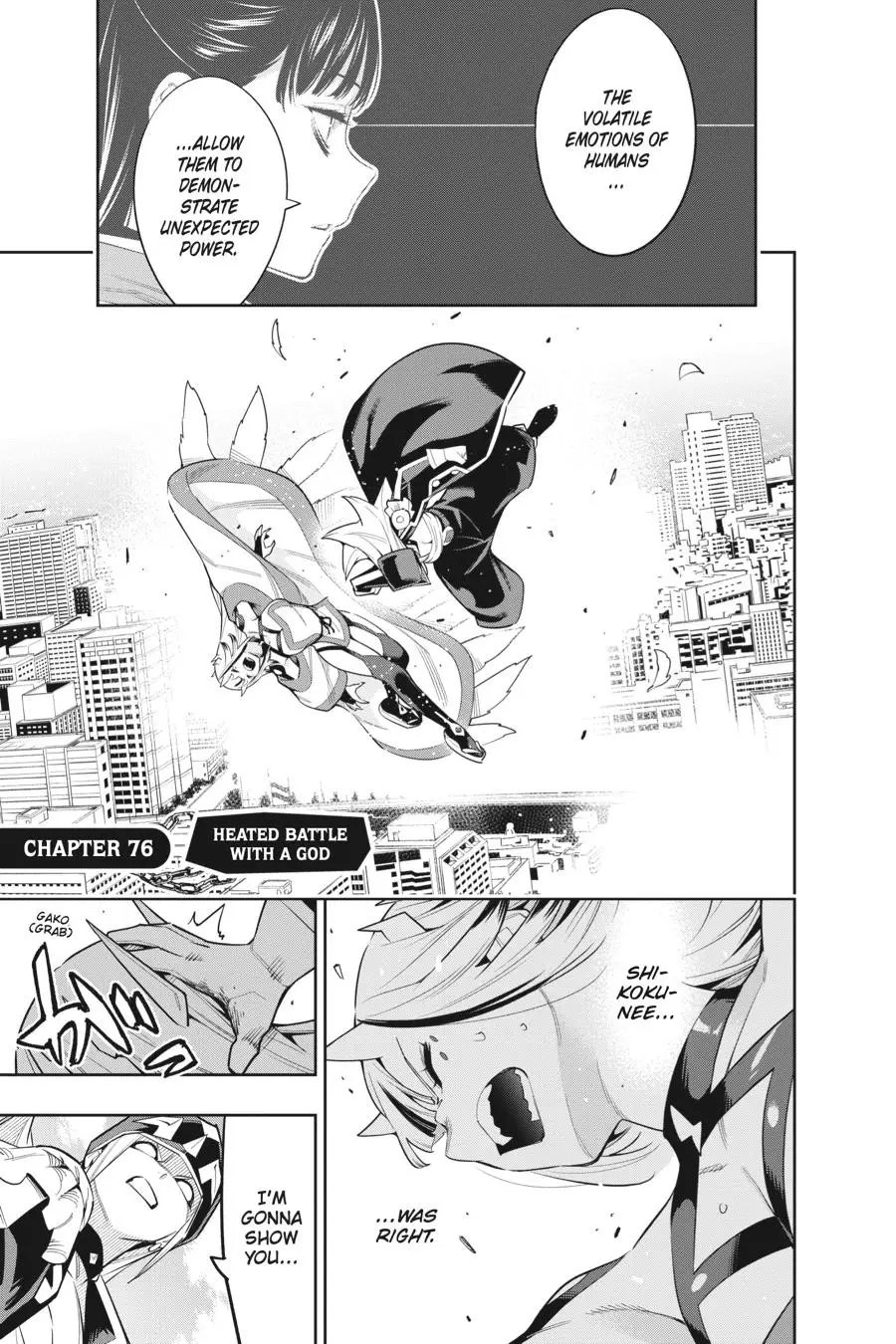 Chained Soldier (Uncensored) Manga Chapter 76 page 1 - Brawl With a God
