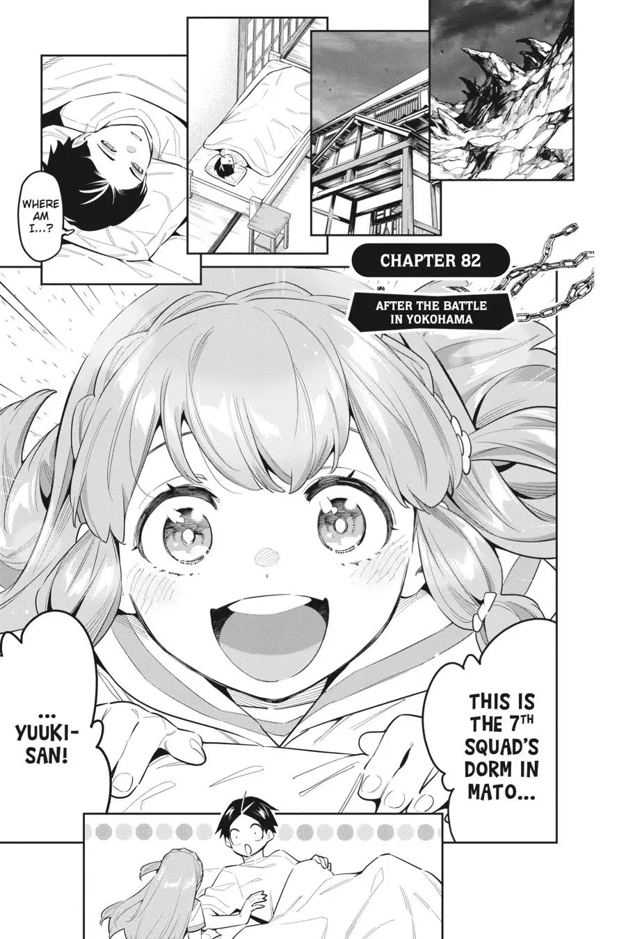 Chained Soldier (Uncensored) Manga Chapter 82 page 6 - Yokohama Aftermath