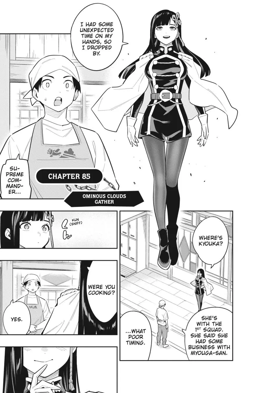 Chained Soldier (Uncensored) Manga Chapter 85 page 1 - A Foreboding Cloud